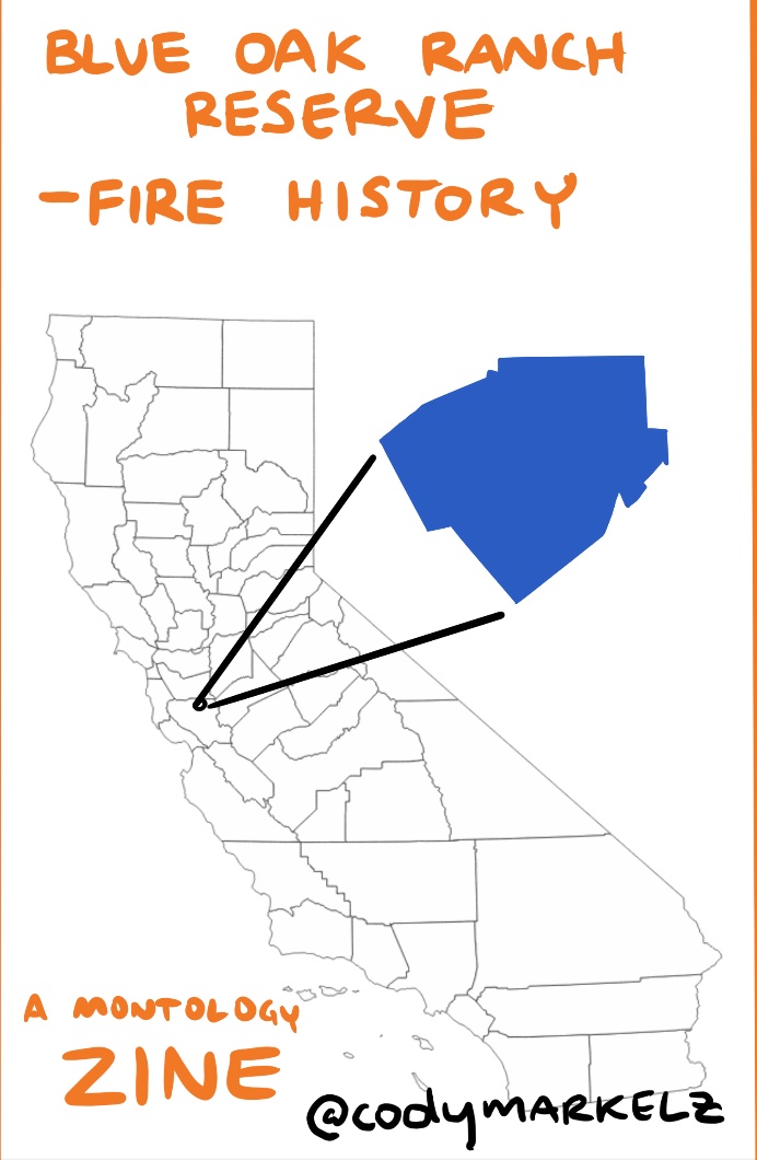 Fire history of the blue oak ranch reserve zine